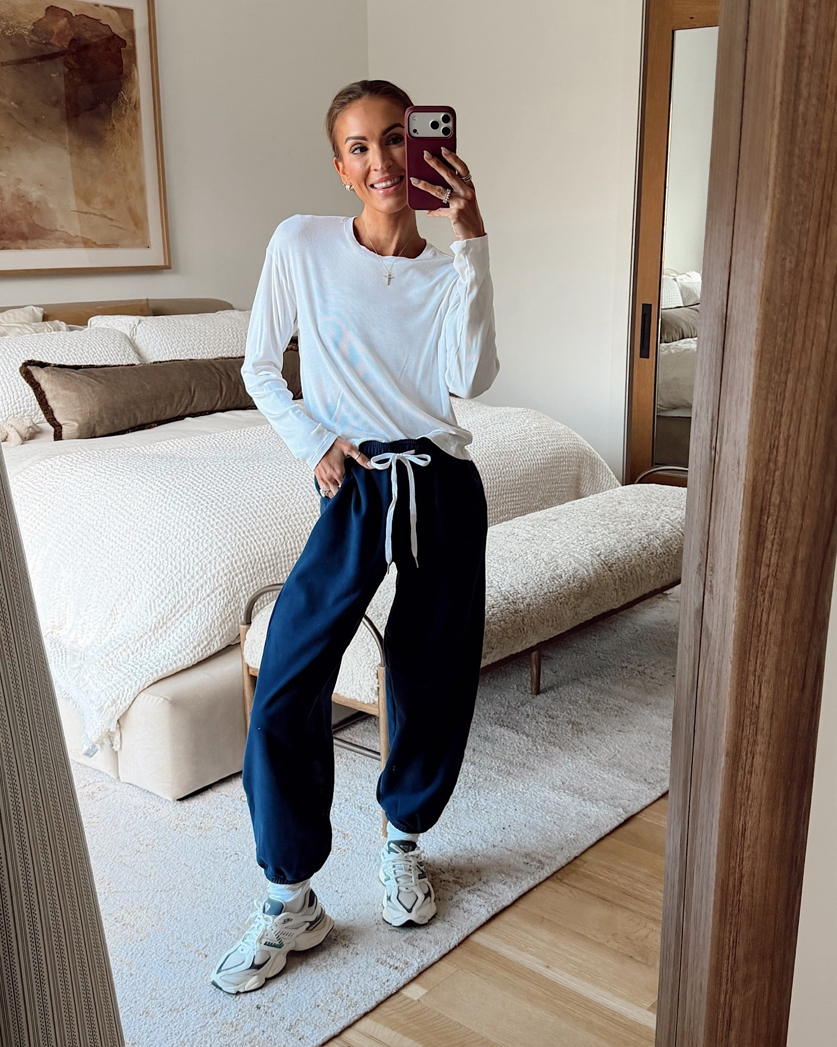 amazon fleece joggers that are SO comfy! 🙌🏼 under $30!