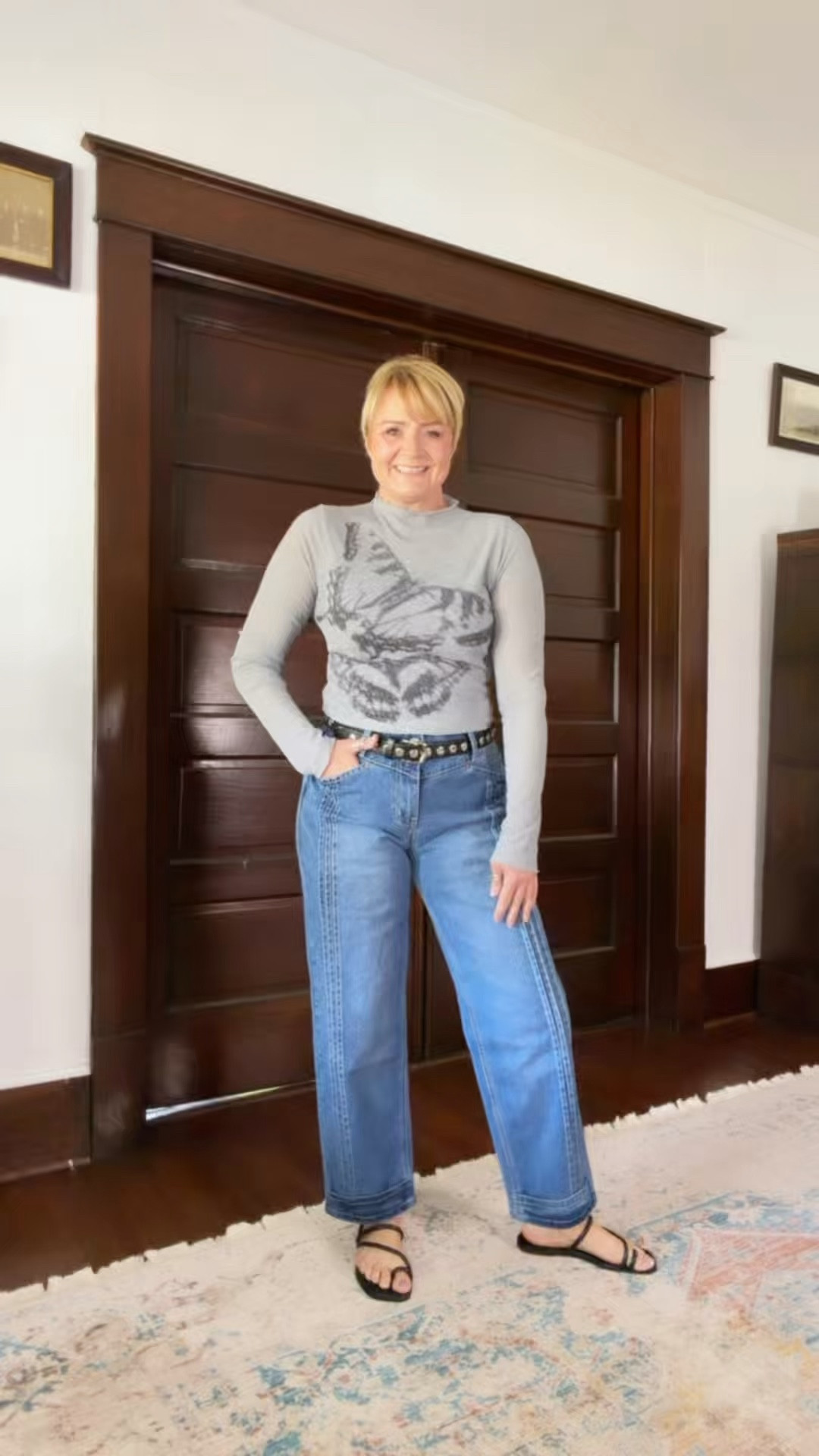 Fun Casual Mature OOTD 
Wearing my true size in everything.  💙

#LTKootd #LTKOver40