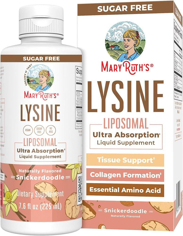 Vegan Lysine Supplement by MaryRuth's | Ultra Absorption | Lysine 500mg | Collagen Formation Supp... | Amazon (US)