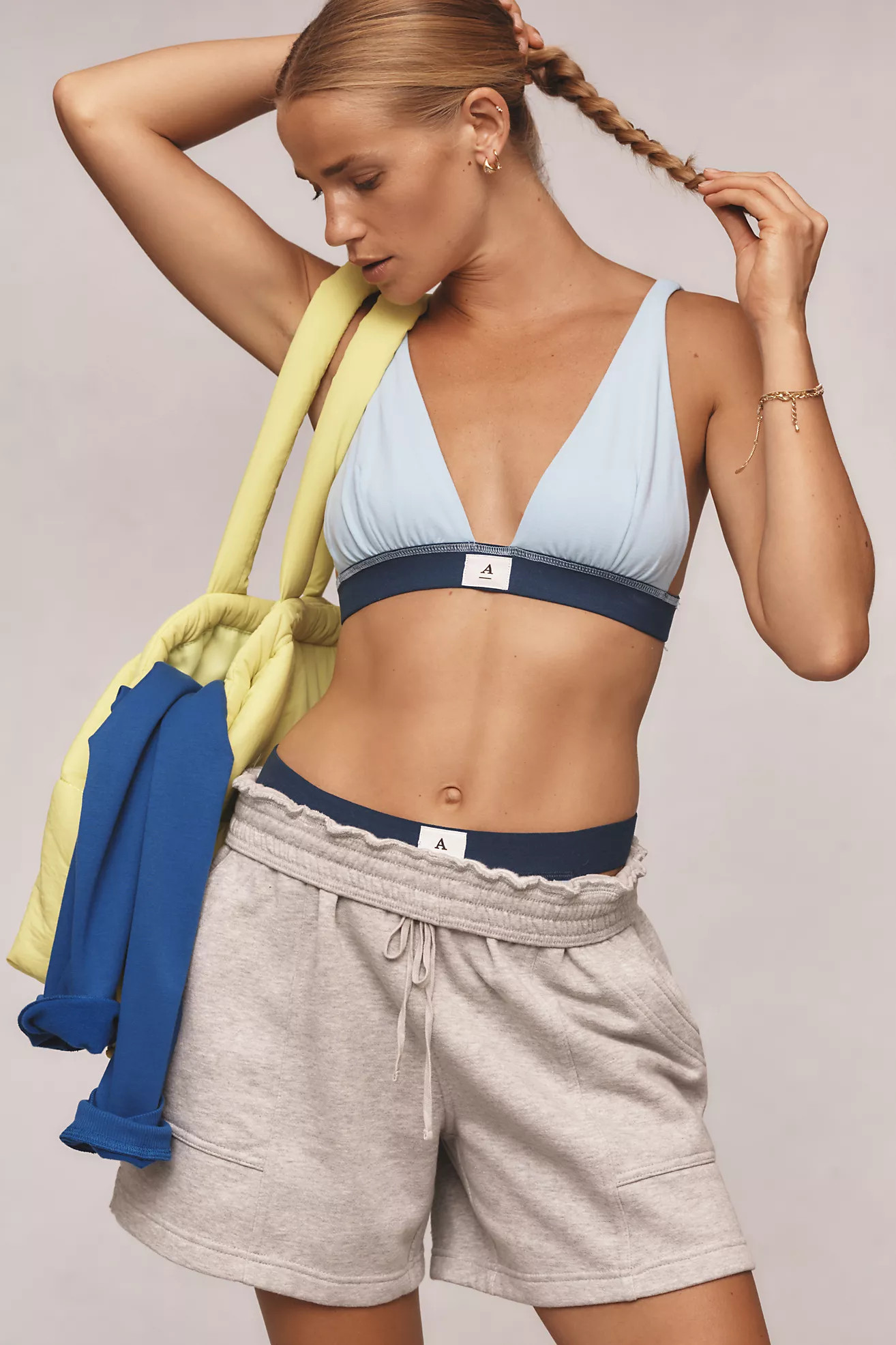 Daily Practice by Anthropologie Heather Bermuda Shorts | Anthropologie (US)