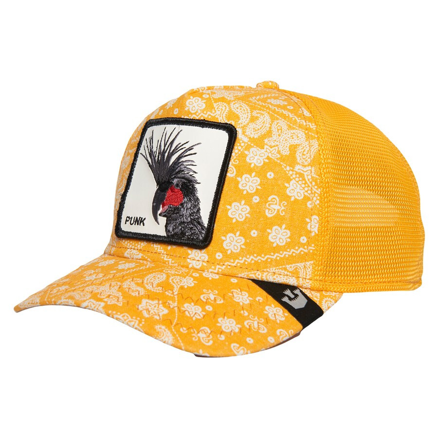 Goorin Bros Spray Paint The Punk Arch Trucker Adjustable Hat - Yellow | Lids