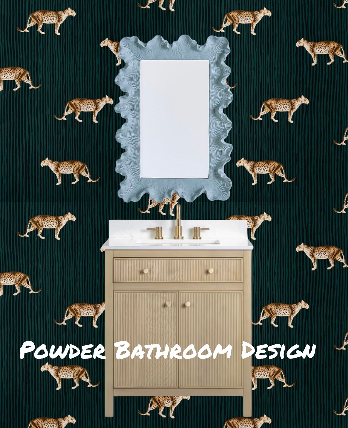 The design for our powder bathroom coming togegher  

#LTKHome #LTKdayinmylife