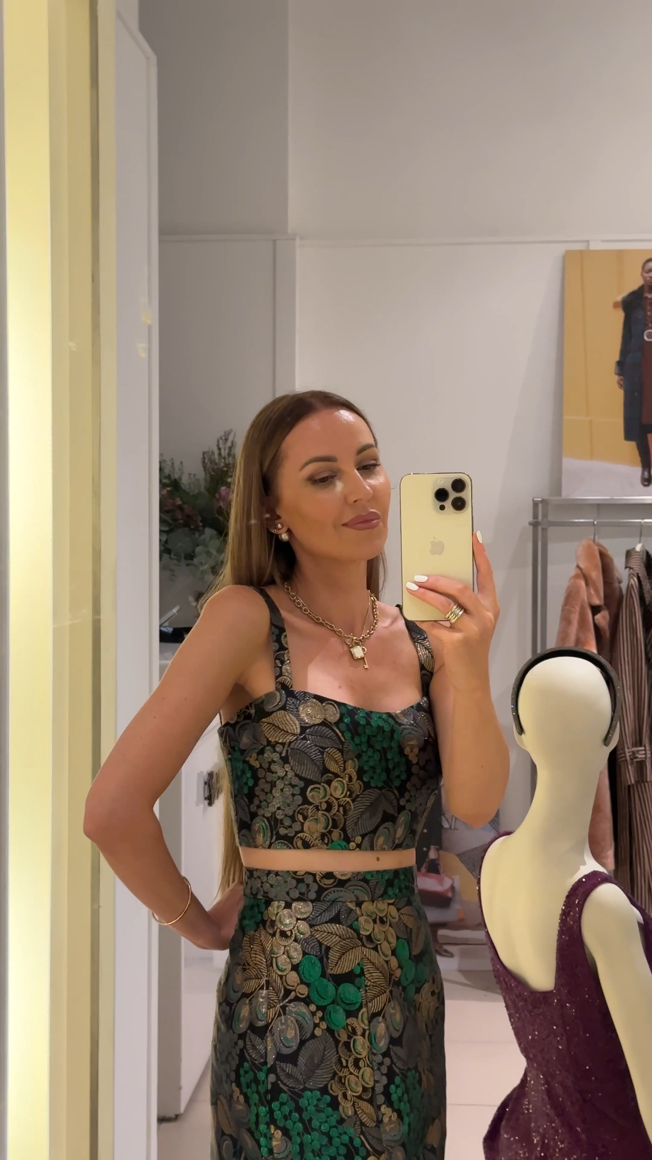 Patterned two pieces, pencil skirt and crop top co-ord, two piece, three piece patterned embroidery set, evening outfit, dinner outfit ideas, Gucci heeled pumps, square toe Mary janes, LK Bennett 

#LTKstyletip #LTKeurope #LTKSeasonal