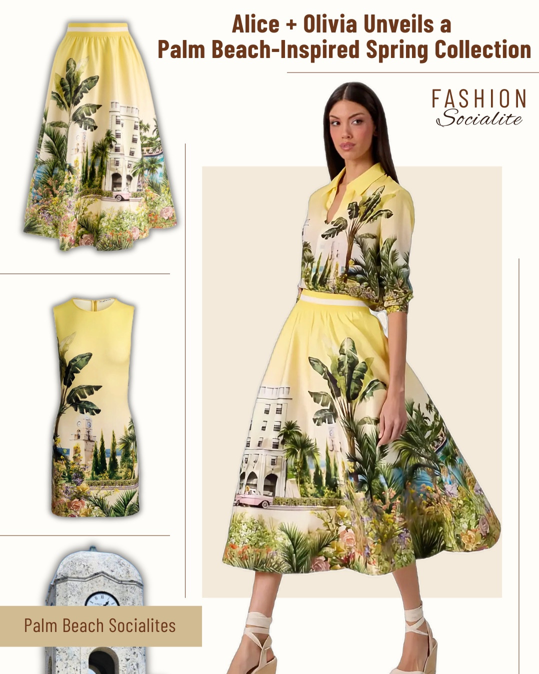 Alice + Olivia unveils a vibrant Spring collection inspired by the timeless charm of Palm Beach 🌴✨

Featuring sun-washed prints, tropical palms, and iconic architectural details reminiscent of the region’s most recognizable landmarks, this collection captures the essence of coastal elegance and effortless sophistication. Designed for the modern socialite, each piece blends playful artistry with polished femininity—made to stand out, effortlessly. #fashion #springfashion #palmbeach #florida 

#LTKSaleAlert #LTKPetite #LTKTall