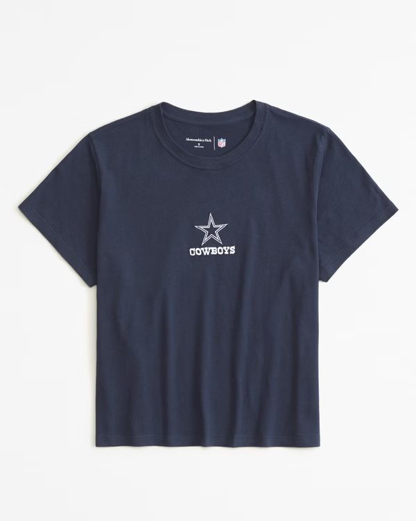 Short-Sleeve Dallas Cowboys Graphic Skimming Tee | Abercrombie & Fitch (US)