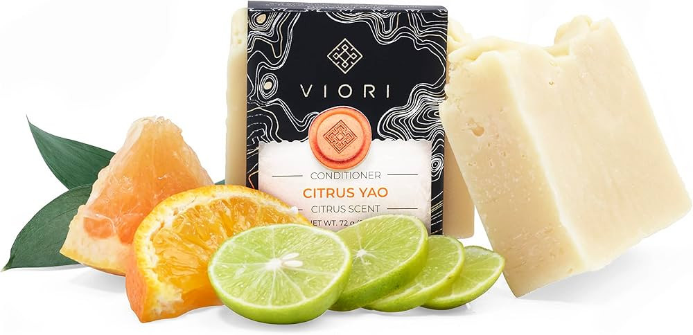 Viori Citrus Yao Conditioner Bar - Handcrafted with Longsheng Rice Water & Natural Ingredients - ... | Amazon (US)