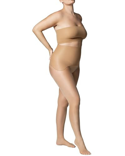 NOOSH Getnoosh PLAY Free-Hugging Seamless Gloss Tights For Women | Comes With Glossy Finish | Breathable & Comfort Fit Women's Tights | Chai - S/M | Amazon (US)