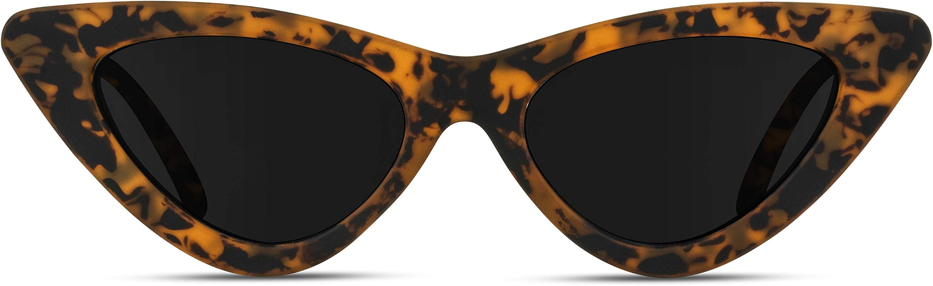 WearMe Pro - Retro Vintage Tinted Lens Cat Eye Sunglasses | Amazon (US)