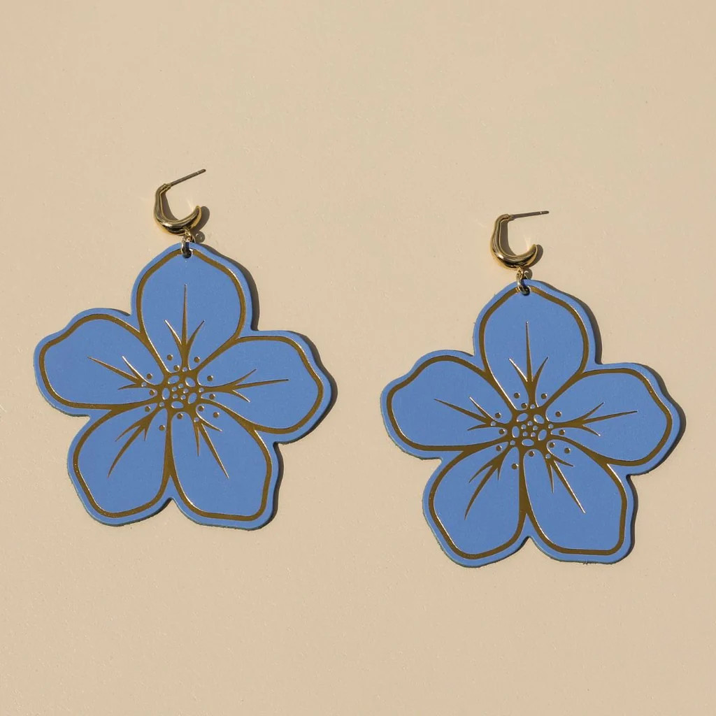 Blue Lapis Lilo | Nickel and Suede