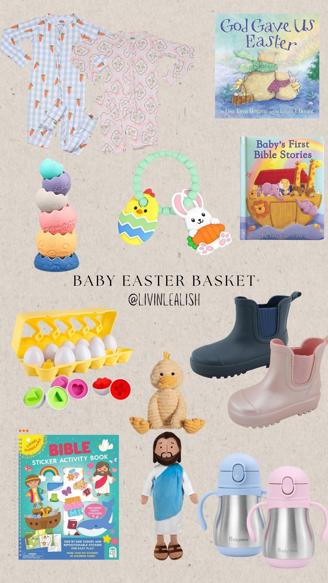 Baby boy & girl Easter basket! Code CREW saves on pjs! 🐰⛪️ #easter #babyeasterbasket #easterbasketideas #babyboyeaster #babygirleaster #easterbasketstuffers

#LTKKids #LTKSeasonal #LTKBaby