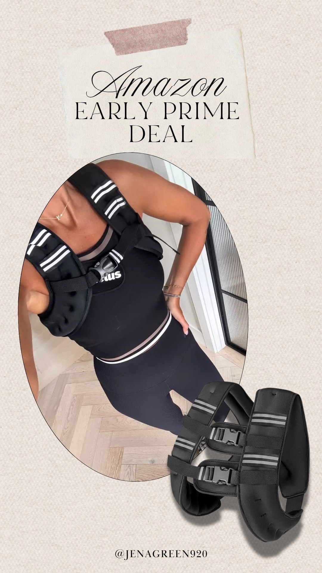 Amazon Early Prime Day Deal | Weighted Vest

#LTKSaleAlert #LTKfitnessgoals #LTKActive
