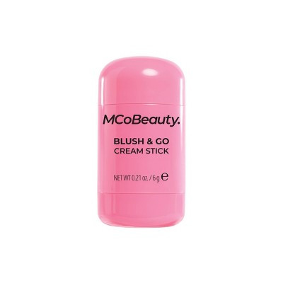 MCoBeauty Blush & Go Cream Stick - Baby Pink - 0.21oz: Brightening, Face Application, Velvet Finish, Vegan | Target
