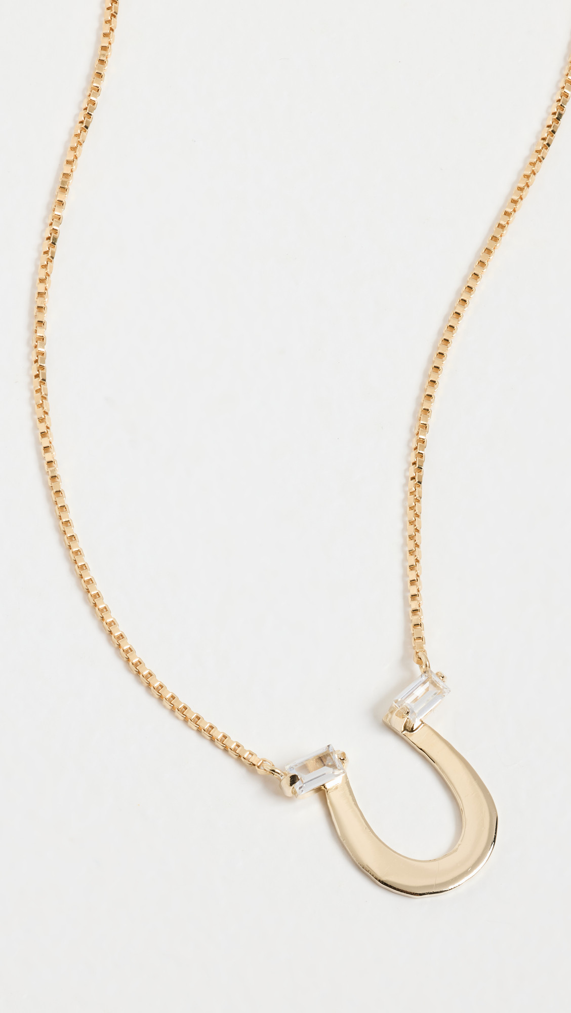 Jennifer Zeuner Jewelry Maverick Necklace White Sapphire One Size | Shopbop