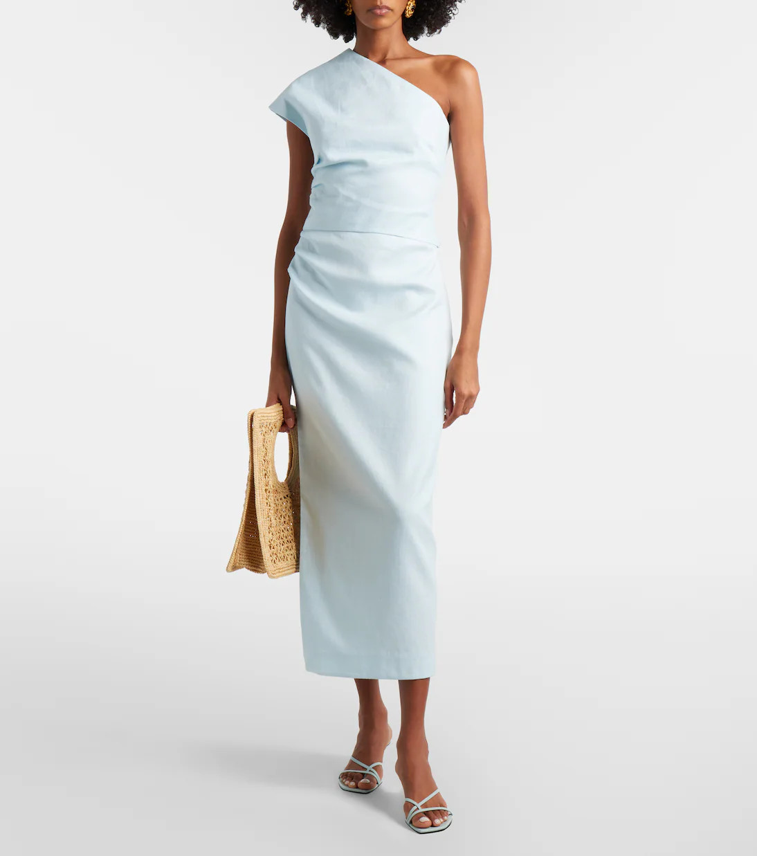 One-shoulder linen top | Mytheresa (US/CA)