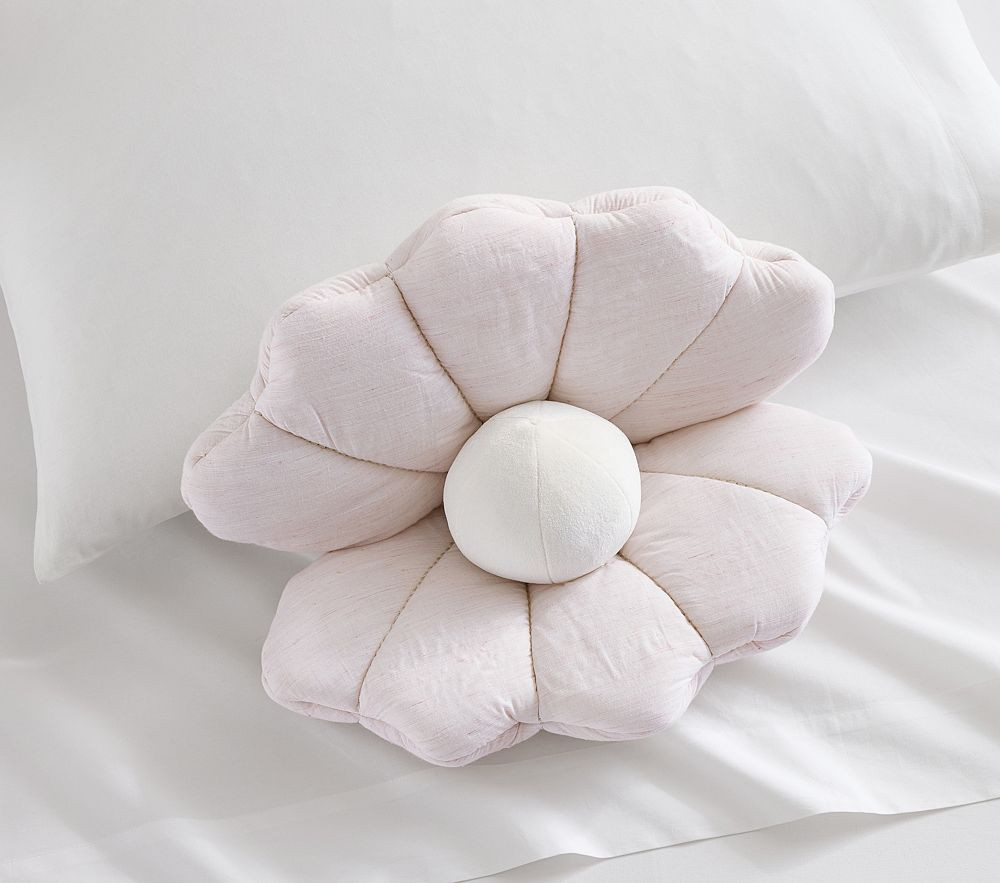Pearl Seashell Pillow | Pottery Barn Kids