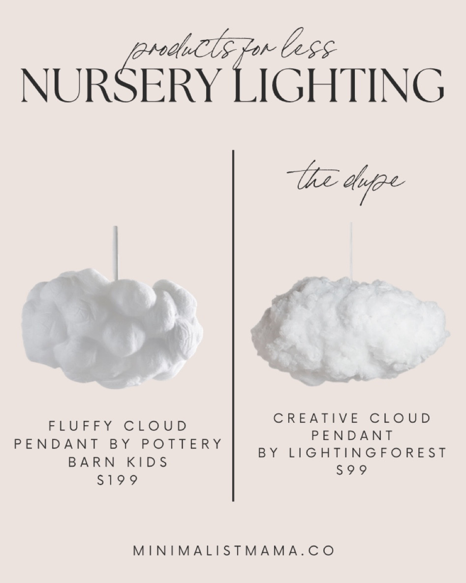 Minimalist nursery lighting doesn’t have to break the bank. This great Pottery Barn Kids lighting dupe from Etsy is cute and more affordable!

Nursery decor, nursery lighting, minimalist lighting, neutral nursery, neutral nursery decor

#LTKbaby #LTKstyletip #LTKkids