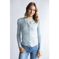 Free People Intimately Going Places Cardi for Women in Pearl Blue | Glik's