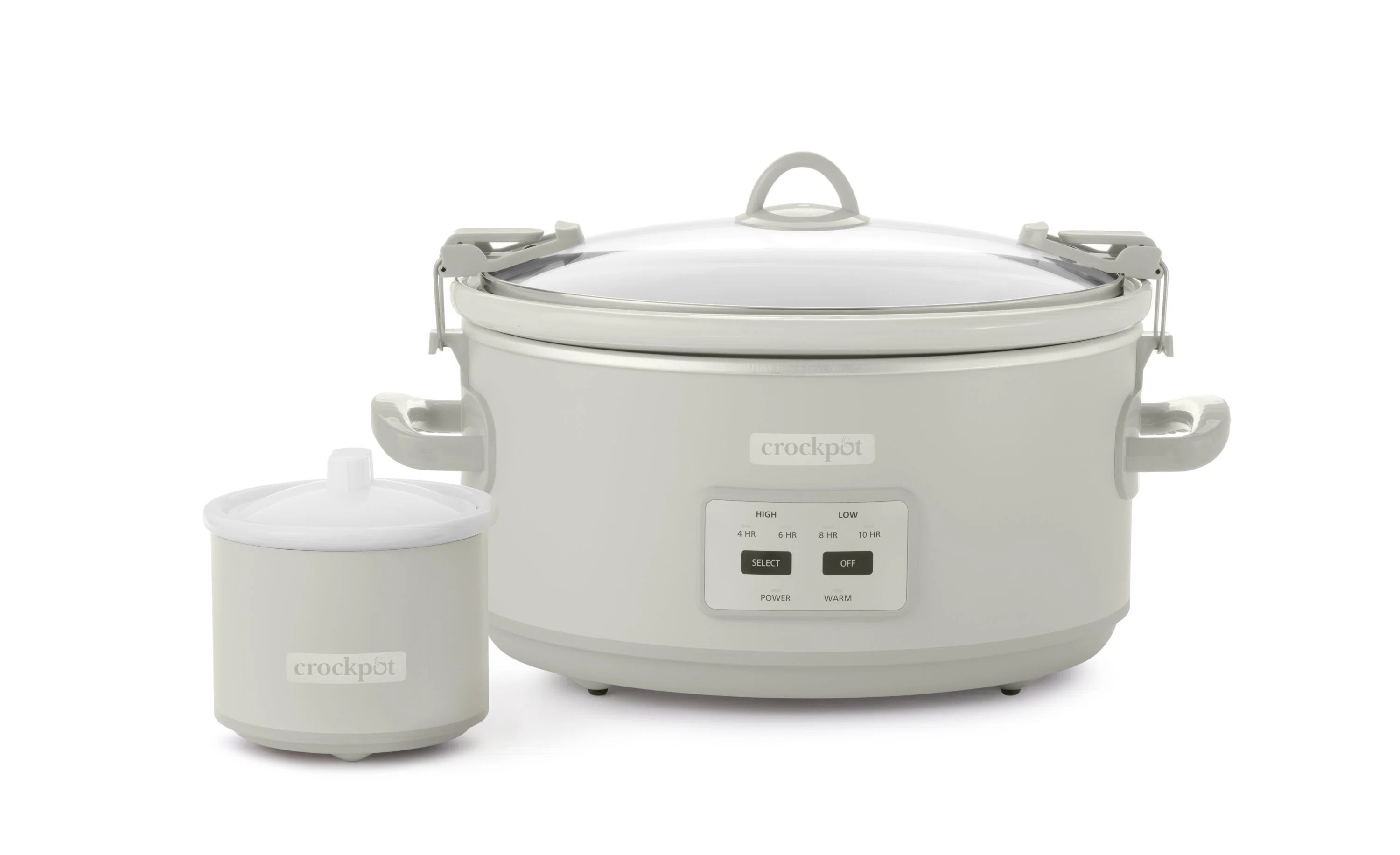 Crockpot 7-Quart Programmable Slow Cooker with Locking Lid and Little Dipper Food Warmer | Wayfair North America