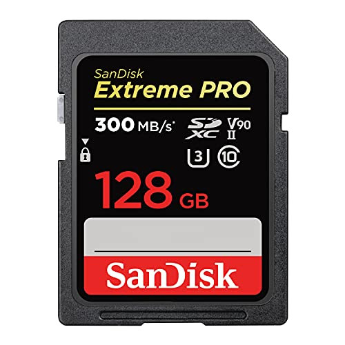 SanDisk 128GB Extreme PRO SDXC UHS-II Memory Card - C10, U3, V90, 8K, 4K, Full HD Video, SD Card ... | Amazon (US)