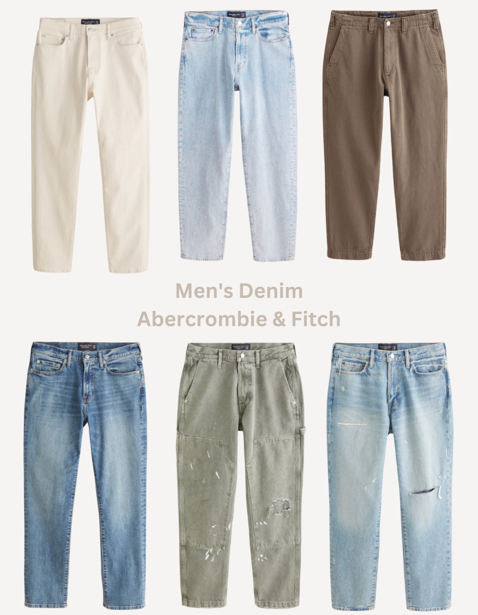 It’s never to early to start stocking up on fall denim. Some of my fav denim pants come from Abercrombie with options for loose denim, straight denim, slim denim and more. Mens denim pants, mens fall denim, Abercrombie denim sale, fall outfit inspo, fall denim. 

#LTKmens #LTKSeasonal #LTKstyletip