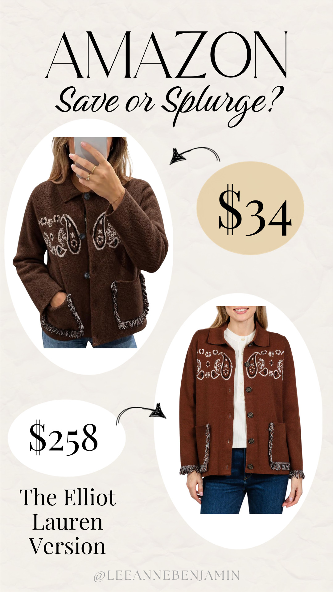 Would you save or splurge on this adorable bandana fringe jacket?  

 #LTKootd #LTKOver40 #LTKSaleAlert