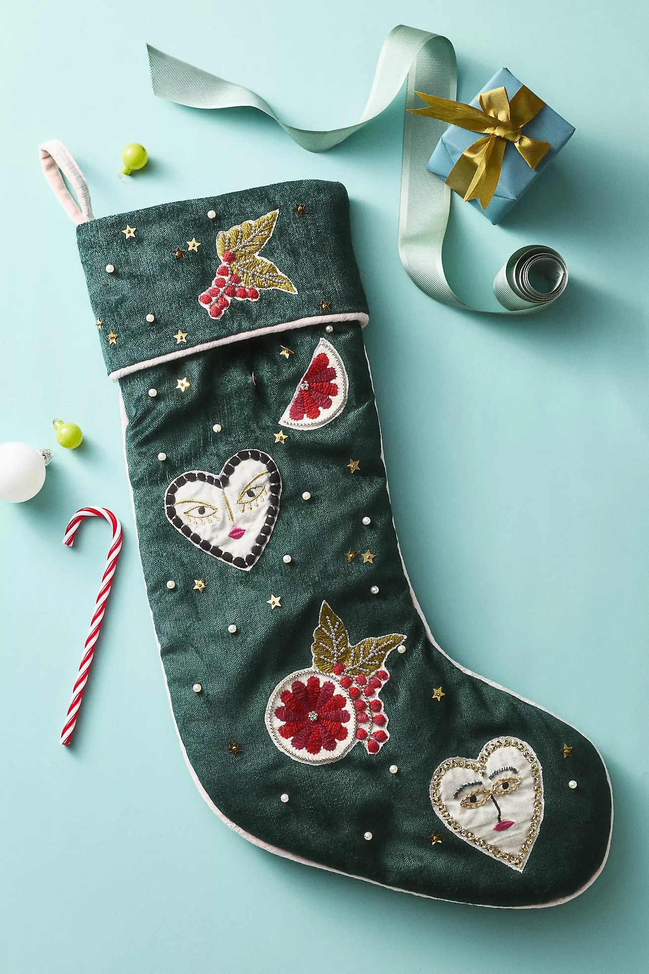 Coretta Embellished Stocking | Anthropologie (US)