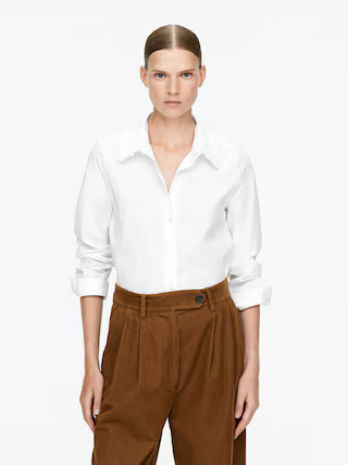 Frill Blouse – White – Women – ARKET GB | Arket UK