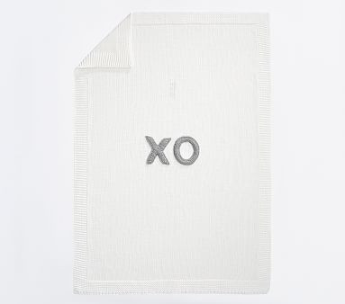 Xo Knit Baby Blanket | Pottery Barn Kids