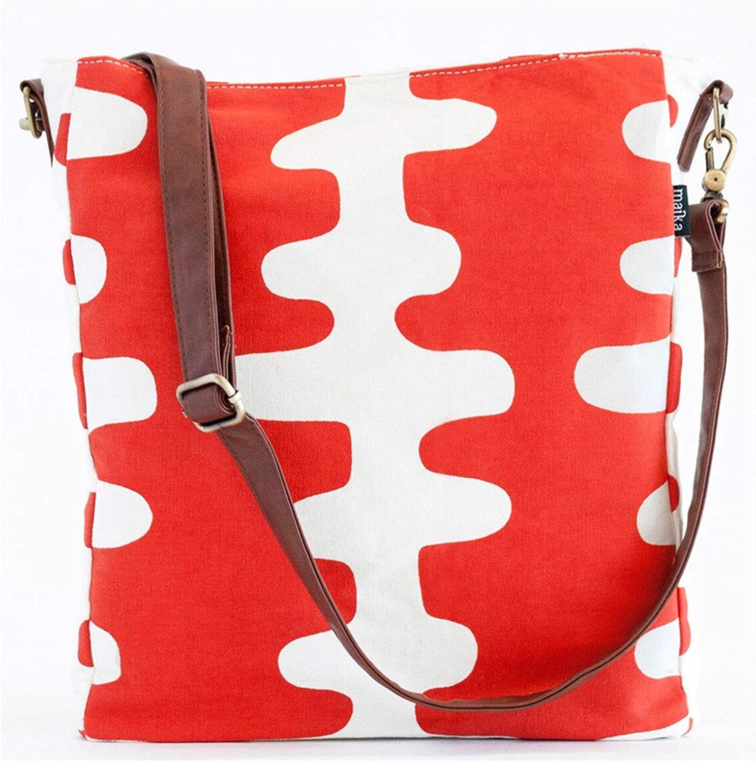 MAIKA Recycled Canvas City Sling Crossbody Bag | Amazon (US)