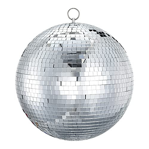 Mirror Disco Ball Sumono 12 Inch Mirror Ball Lightning Ball with Hanging Ring for DJ Club Stage Bar Party, Wedding Holiday Decoration | Amazon (US)