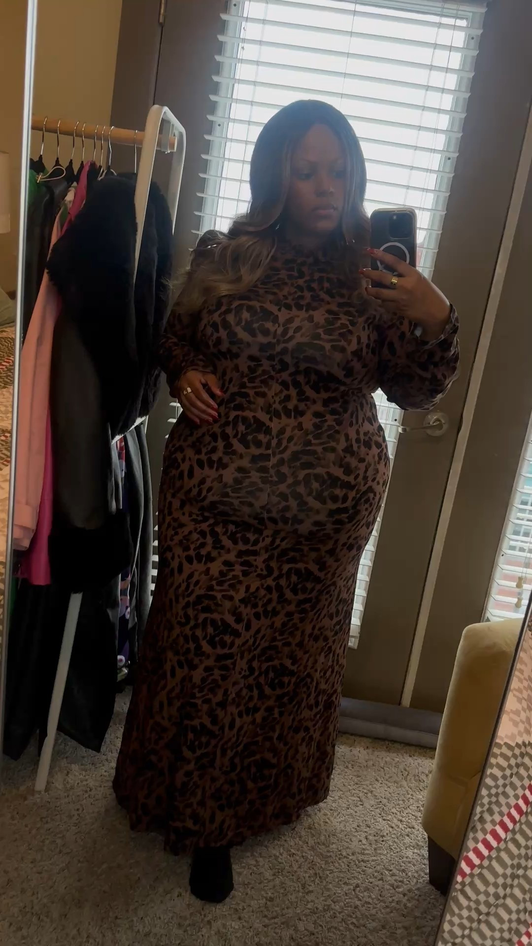 The perfect animal print maxi dress for the winter! 

#LTKPlusSize #LTKgrwm #LTKMidsize