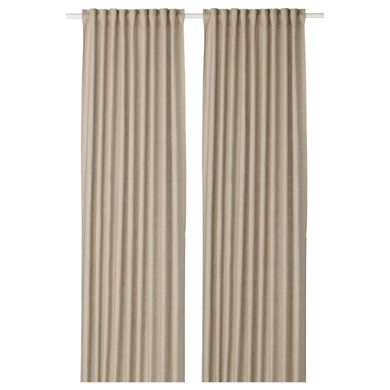 Linen Curtain , Rod pocket  Linen Curtain , Curtain Panel | Etsy (US)