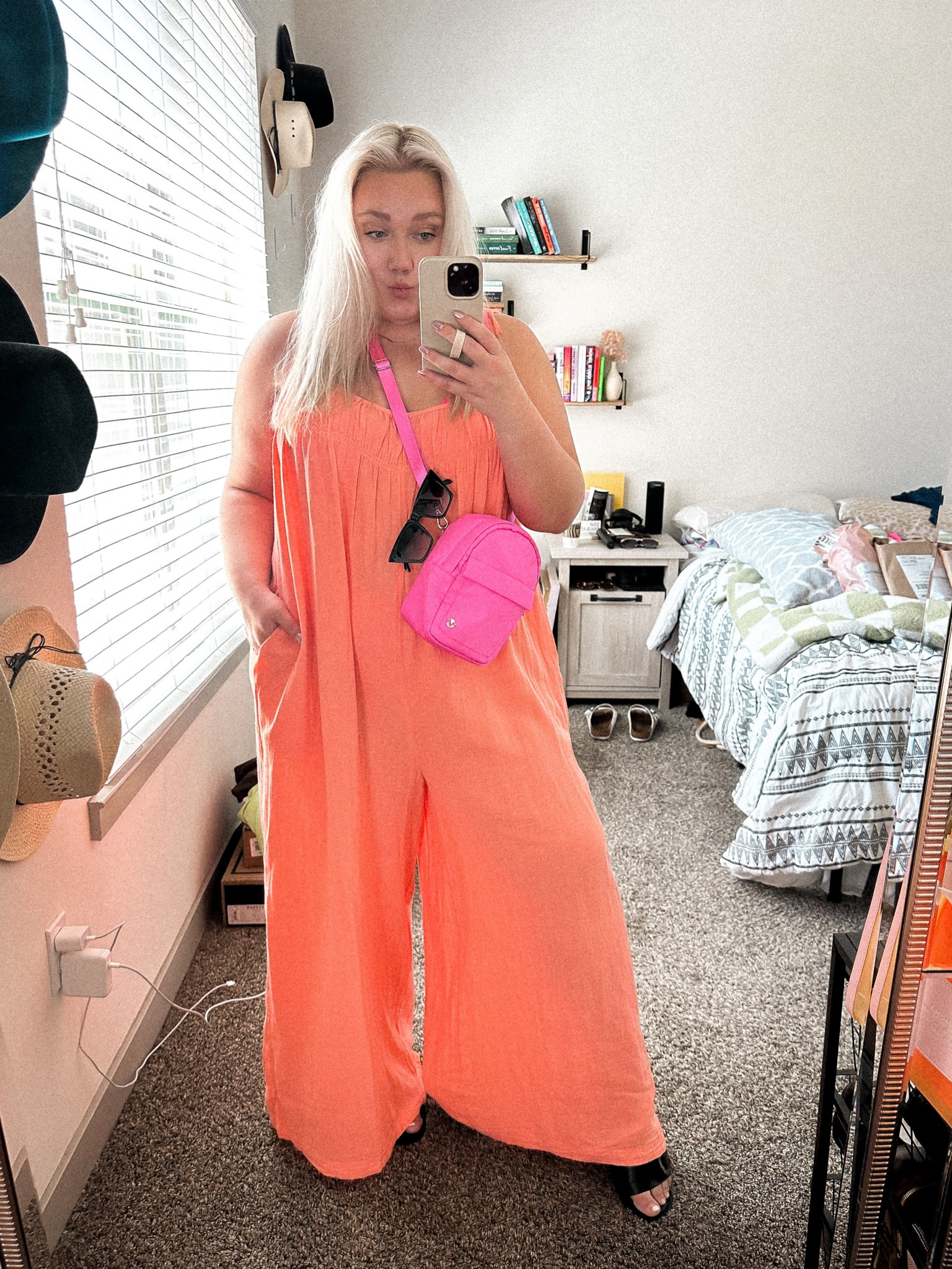 Plus size summer beach outfit inspo and underwire bikini top! Super long belt bag too! 42D in swim top, 18 in bottom, 18/20 in coverup and 10W shoes! 

#LTKswim #LTKunder100 #LTKcurves