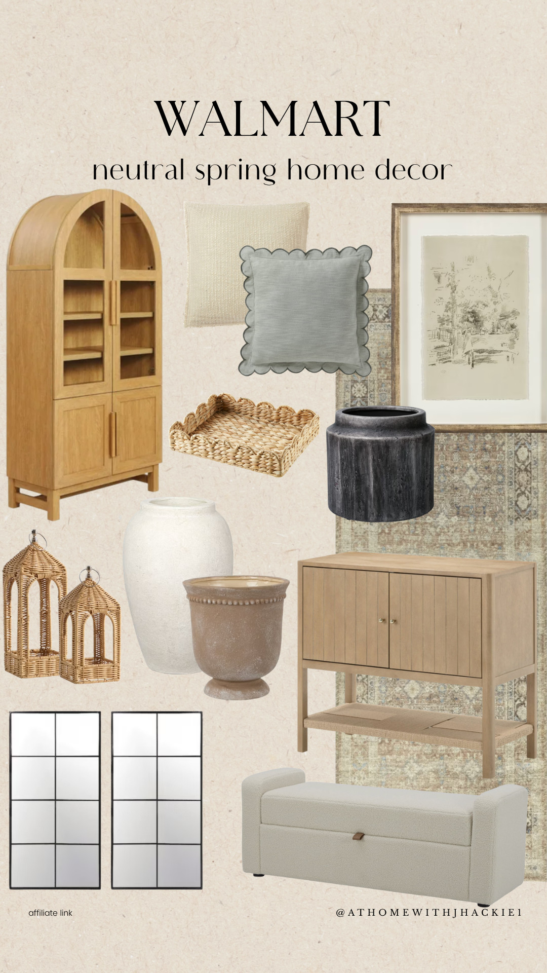 Walmart home decor, neutral spring decor, affordable home decor walmart, organic modern decor, neutral living room decor, wood cabinet storage, decorative vases neutral, woven tray decor, framed wall art neutral, entryway cabinet styling, neutral throw pillows, modern farmhouse decor, earthy home styling, walmart home finds 2026 

 

#LTKHome