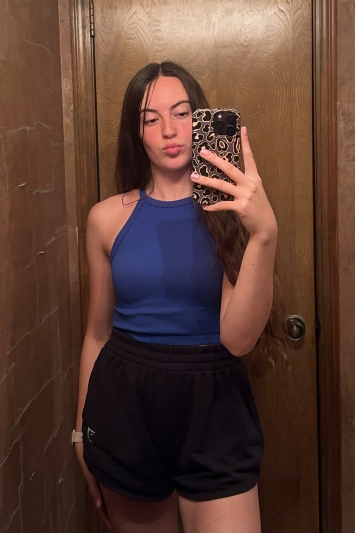 blue top + black shorts

#LTKFindsUnder50 #LTKActive #LTKFitness
