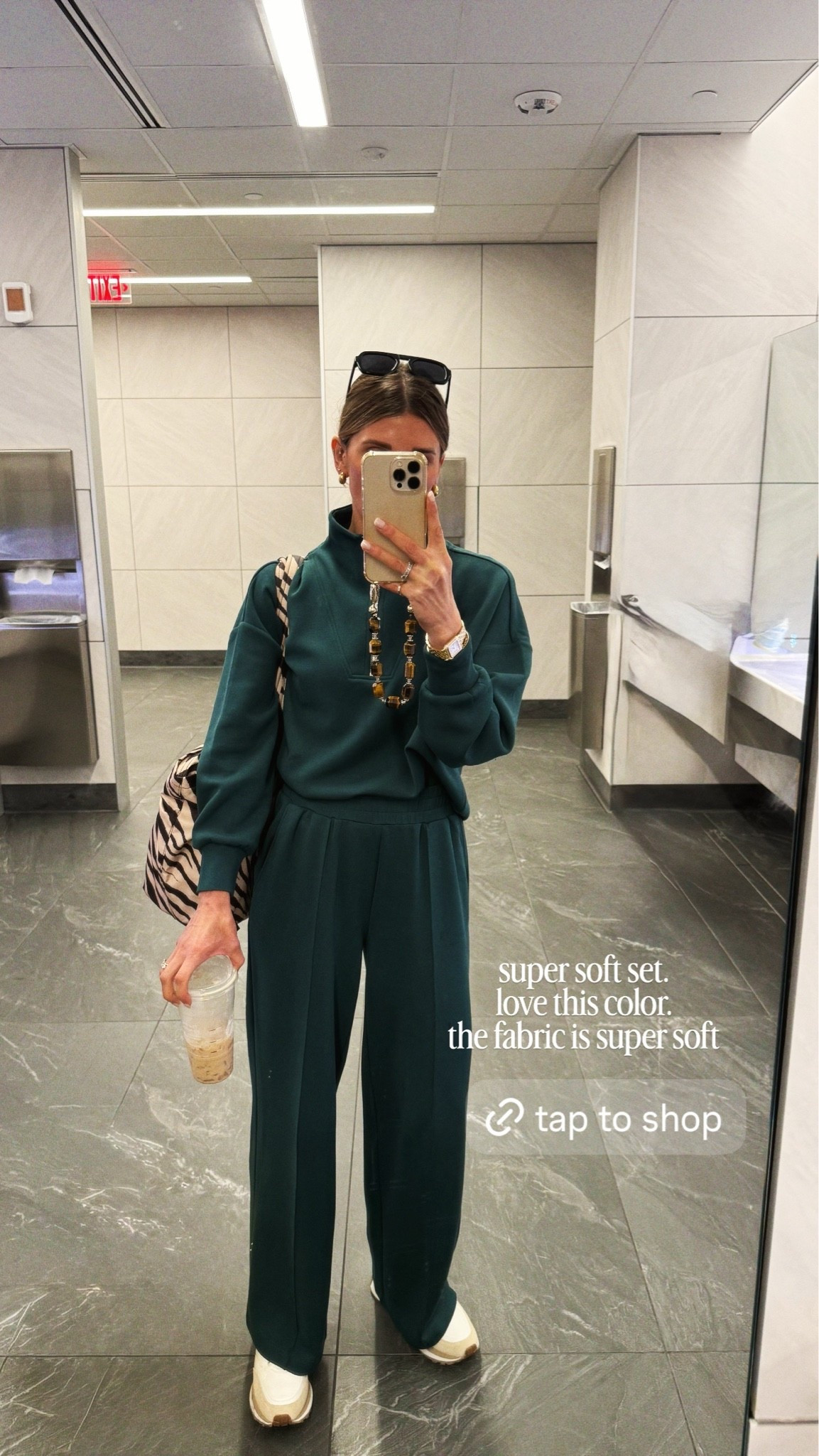New color way in the best selling DoubleSoft @Varley set I love! #invarley #ad
