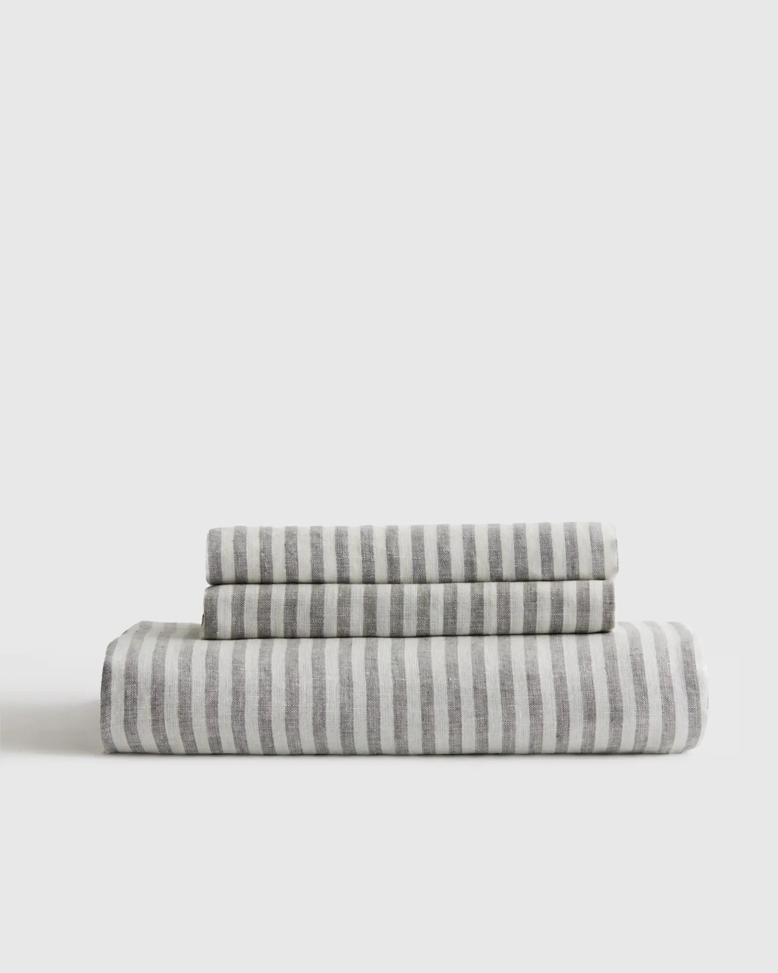 European Linen Fitted Stripe Sheet Set | Quince