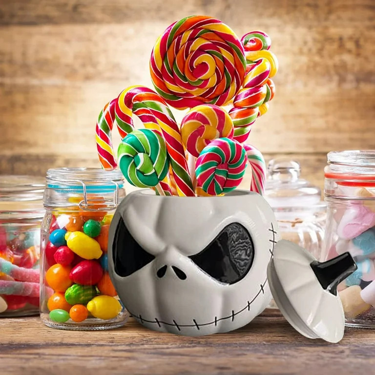 Candy Jar & Cookie Jar Halloween Christmas Candy Jar Biscuit Jar The Nightmare Candy Bowl Christm... | Walmart (US)