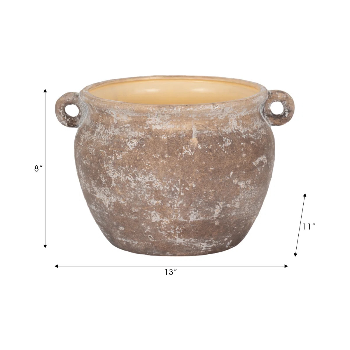Bungalow Rose Textured Stoneware Jug Planter | Wayfair North America