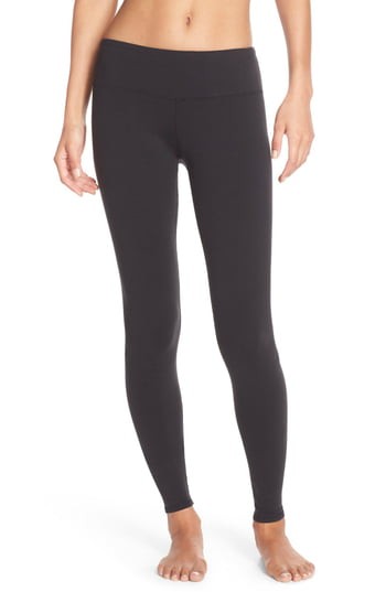 Women's Alo Airbrushed Glossy Leggings, Size X-Small - Black | Nordstrom