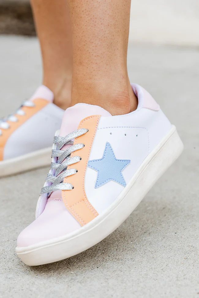 Payson Pastel Colorblock Sneaker | Pink Lily