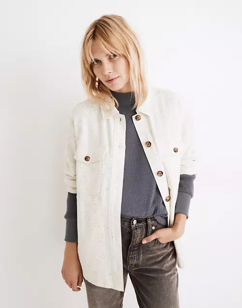 Donegal Flannel Shirt-Jacket | Madewell