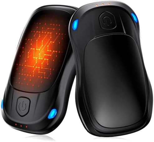 Hand Warmers Rechargeable 2 Pack, MKG Electric Hand Warmer, 24Hrs Long Lasting Reusable HandWarme... | Amazon (US)