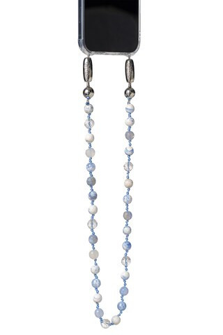 Ossa Agate Gemstone Short Shoulder Chain in Blue | FWRD 
