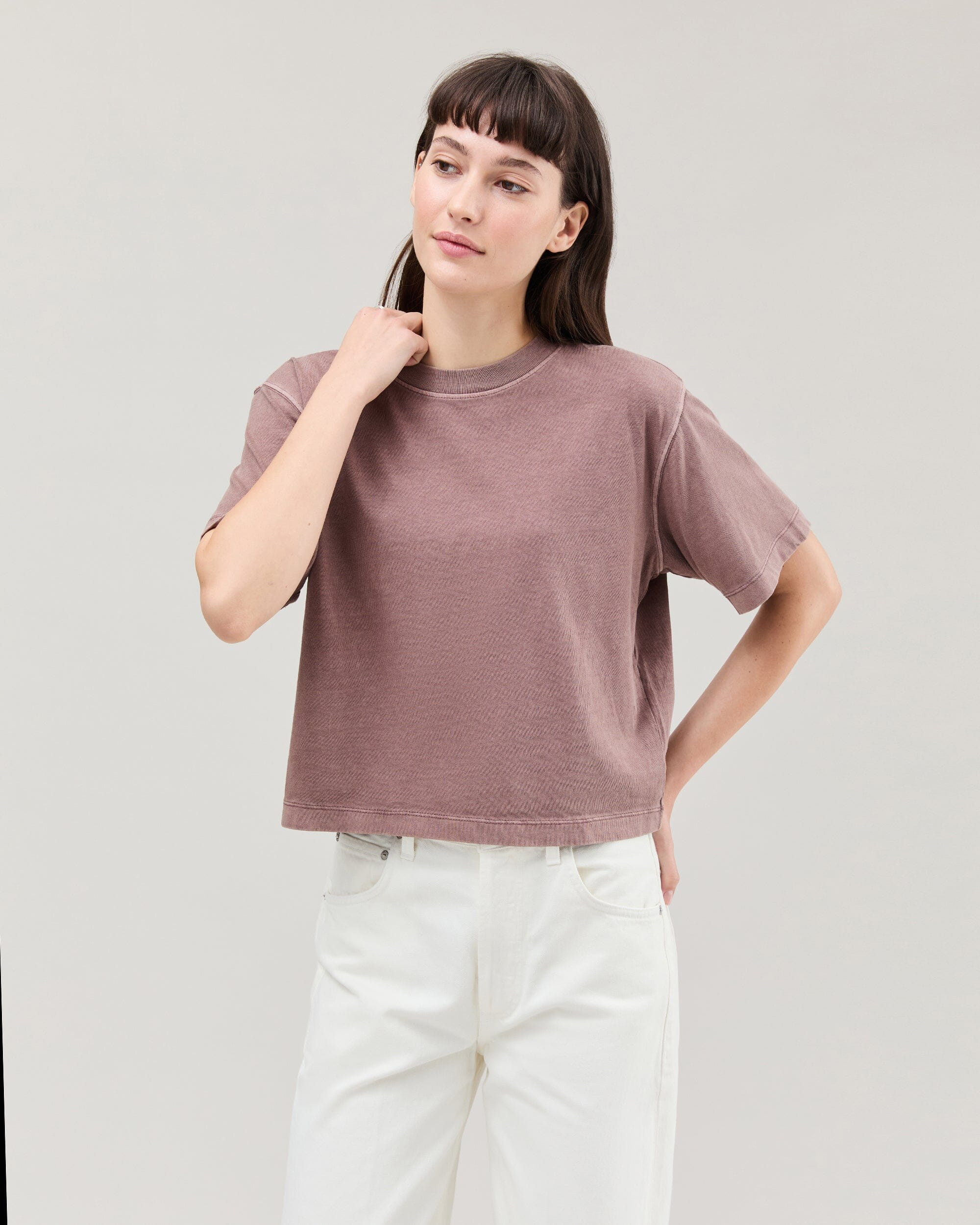 The Relaxed Crop Tee | Andie Swim