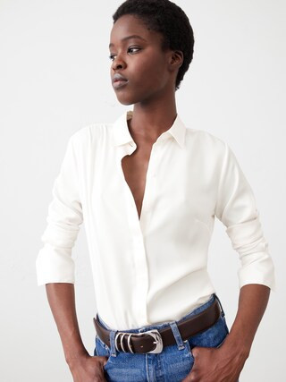 Silky Classic Shirt | Banana Republic Factory