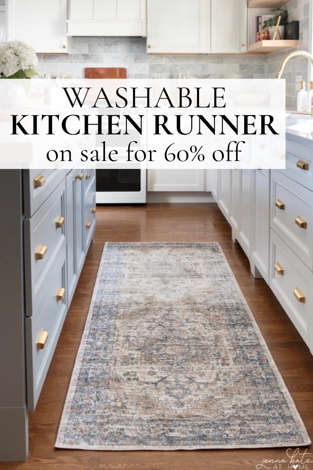 This washable runner is perfect for high traffic areas like a kitchen. It’s on sale for over 60% off so shop quick. Comes in different sizes and colors too.

#LTKHome #LTKSaleAlert