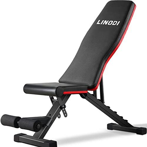 LINODI Weight Bench, Adjustable Strength Training Benches for Full Body Workout, Multi-Purpose Fo... | Amazon (US)