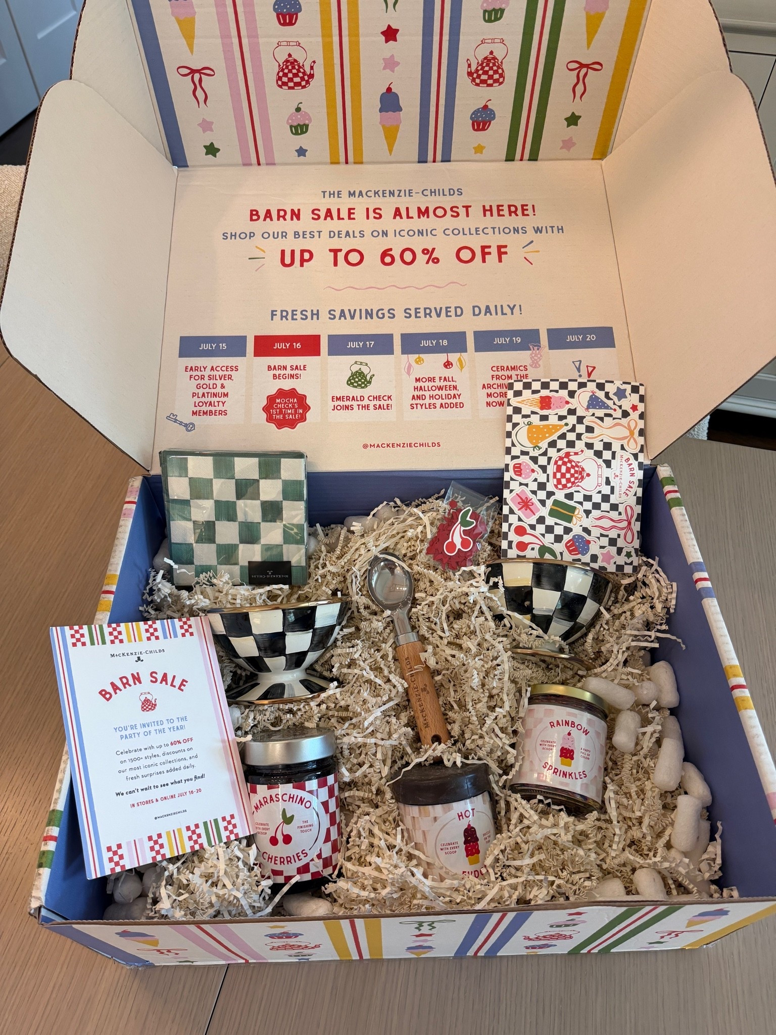 Mackenzie Childs Barn Sale - up to 60% off site wide!
