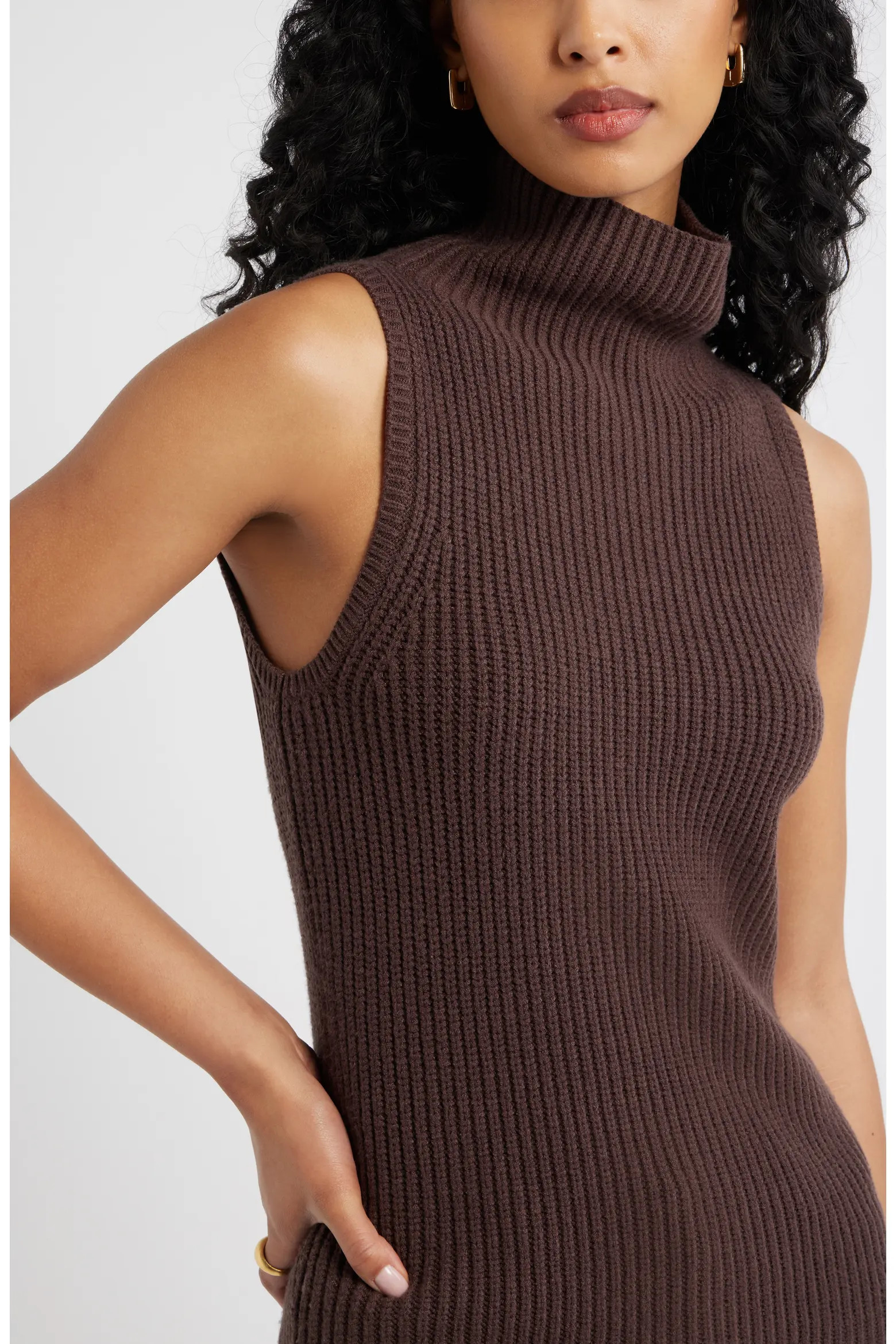 Sleeveless Funnel Neck Sweater (Women) | Nordstrom | Nordstrom